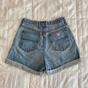 Vintage Guess High Rise Denim Shorts
